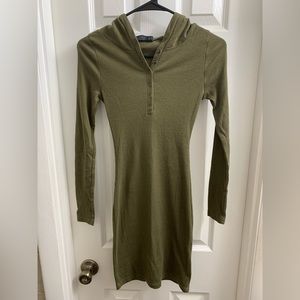 Doublju Hooded Button Up Dress Size XS